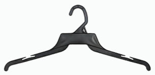 [GT] - 16" Black Top Hanger [500/B] (340-16)