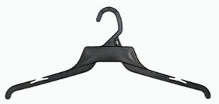 [GT] - 18" Black Top Hanger [500/B] (487-18)