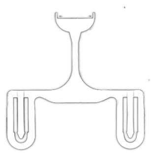 [LOLi] - Loop Skirt Hanger - 9" - CLR - [509T-CLR]