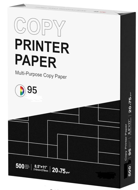 [ELMAU] - 8.5 x 11 Copy Paper 20lbs "95 Bright" [5000/B] (6705-8.5x11)