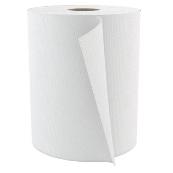 [ELMAU] White Hand Towel 350' (12RL/Box) [101552]