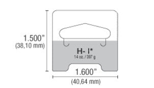 [FGL] - AUTOCOLLANT TRANSPARENT HOOK / PLASTIC-HOOK-[250/P]-(6705-H1P4)