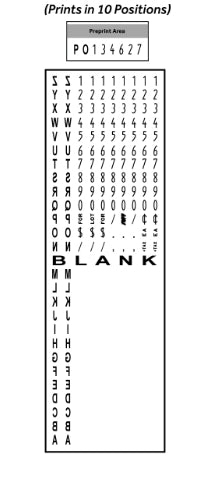 [RUD] - PRO - 1 LINE 10 Characters Label Gun (6705BK110) - [Labels not included]