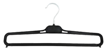 [GT] - 14" Skirt/ Pants Hanger with Rubber Band Sling [200/B] (MTELS36)