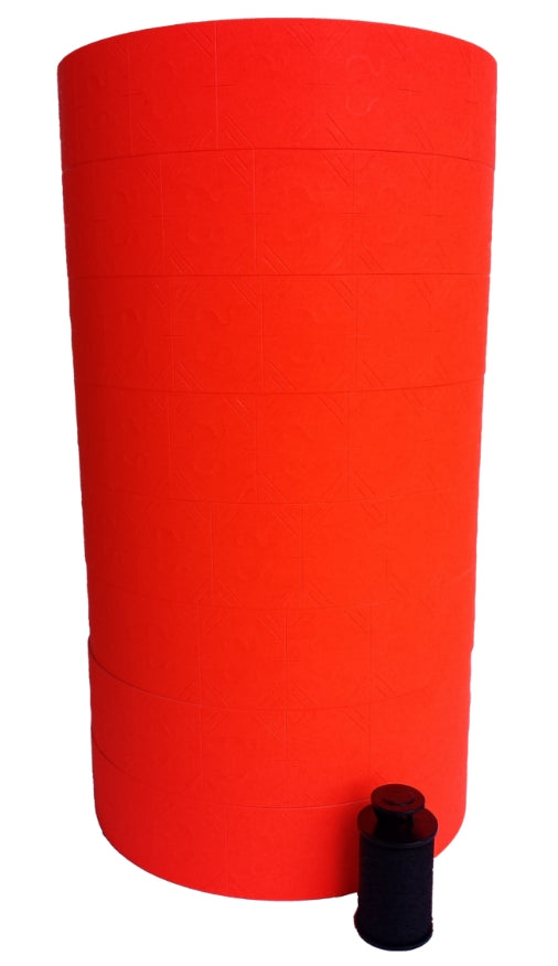 [VER] - Monarch 1131 Labels - Fluorescent Red - 20 000/BX - 8RL - [1131-RED-FLUO]