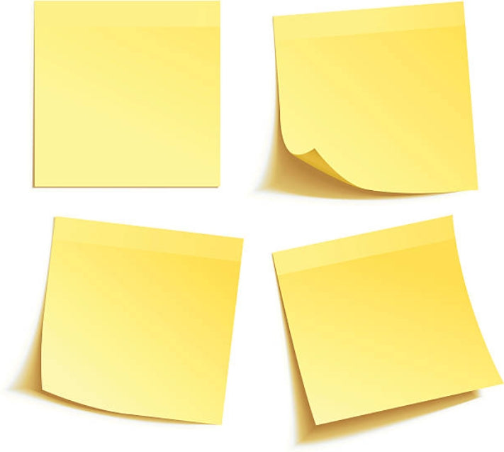 [RUD] - POST - IT NOTES - 3X3 (4 PACK) - [6705POST]