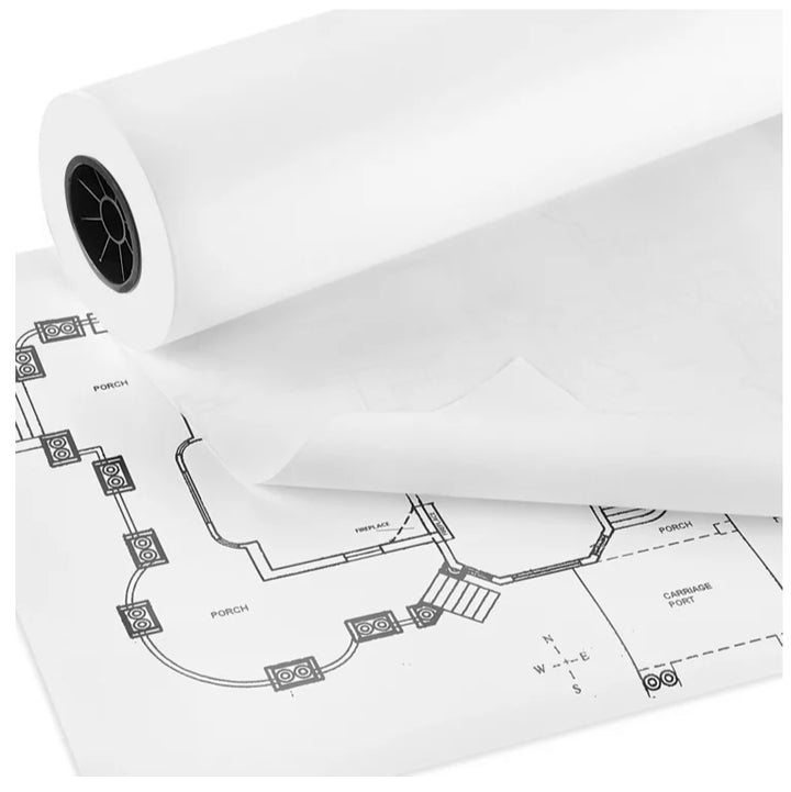 [GLOBAL] - Plotter Paper 63" long - (Sold by Roll)