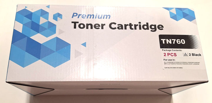 [REN] - Toner - [Brother TN760] - 2 cartouches par boîte - (670555)