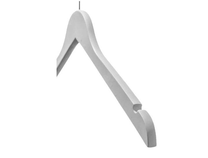 [REIT] - 19"Wooden-White-Top-Hanger [100/BX] - (20119) - (3.29$/Un)